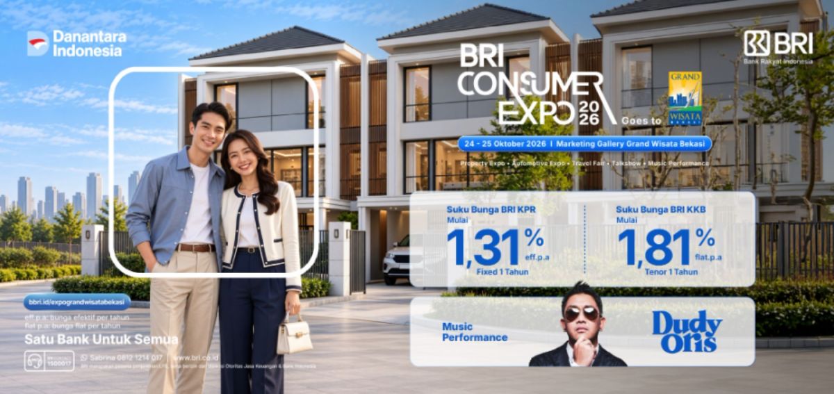 BRI KPR Tawarkan Bunga Mulai 1,31% dan Promo Properti. (Dok: BRI)