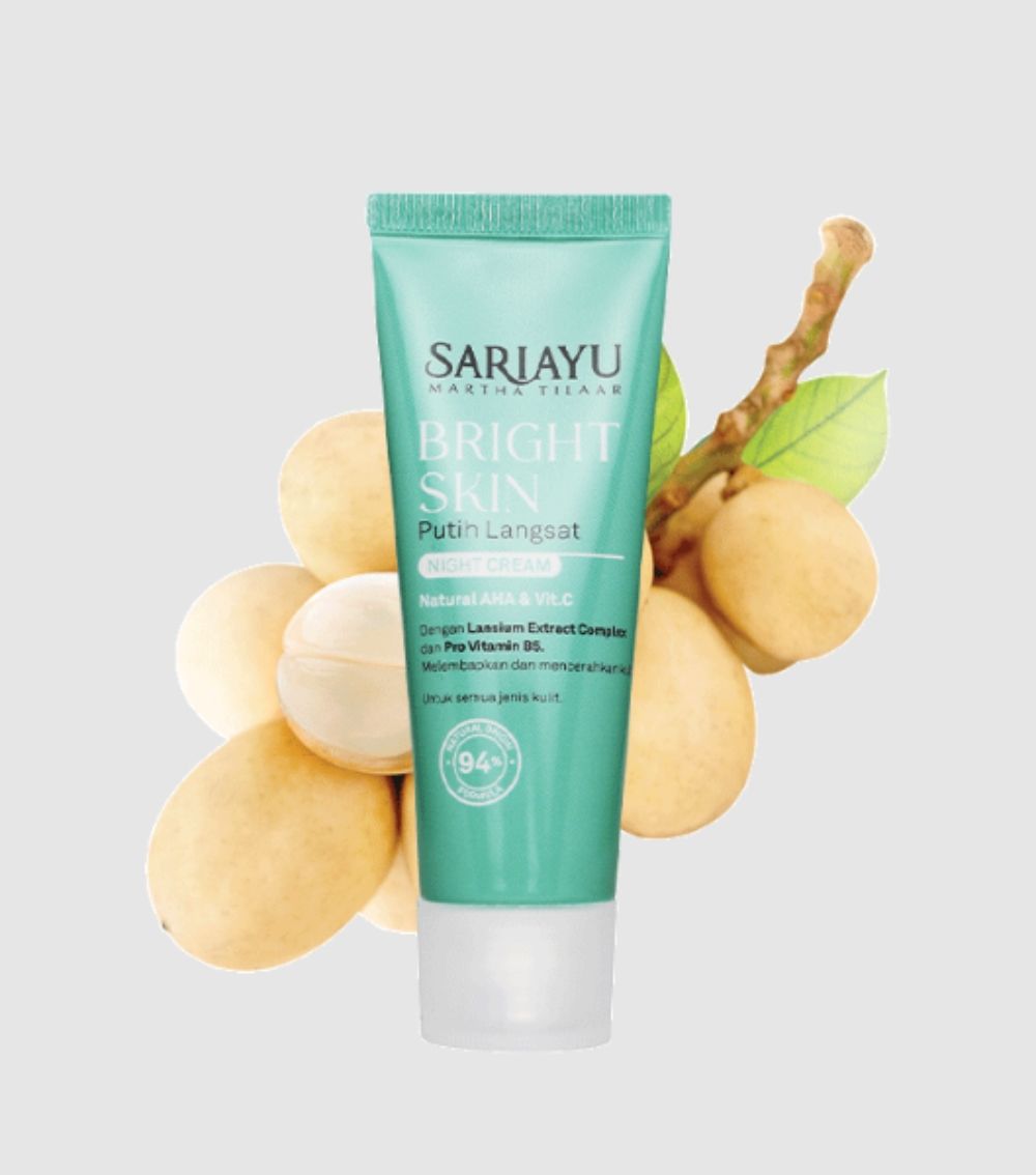 Sariayu Bright Skin Putih Langsat Night Cream