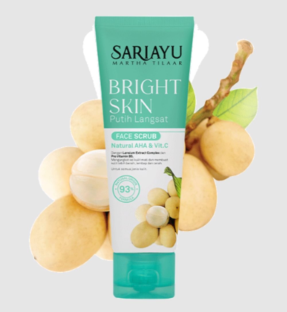 Sariayu Bright Skin Putih Langsat Face Scrub