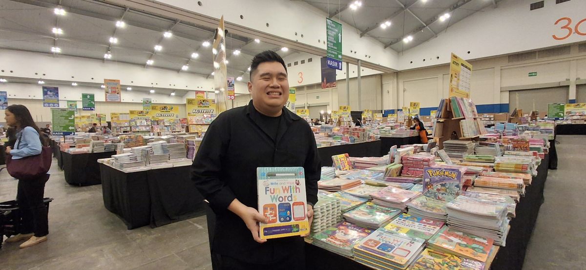Country Director Big Bad Wolf Books Indonesia, Marthius Wandi Budianto. (Suara.com/Vania)