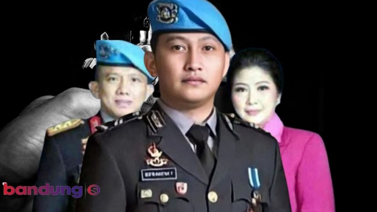 Kolase foto mendiang Brigadir J, Ferdy Sambo, dan istri Putri Candrawathi. [kadibpropam]