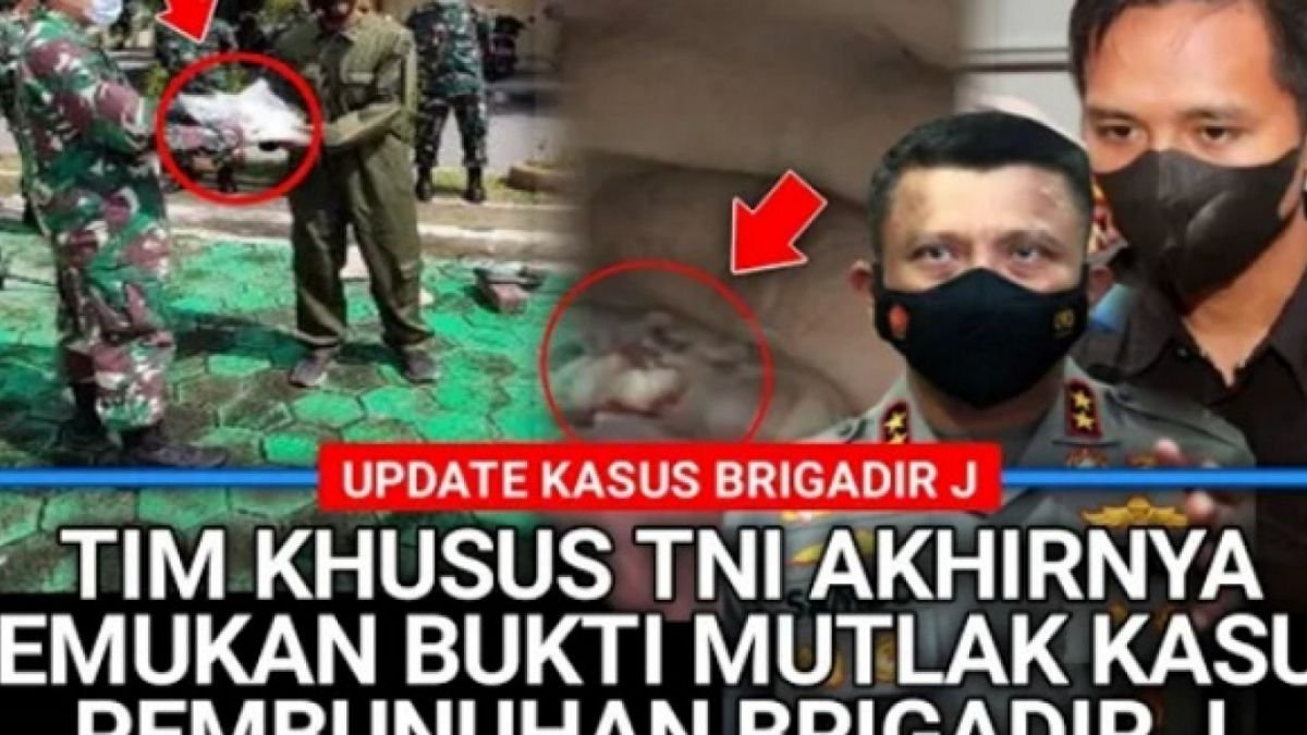 Thumbnail video viral di Youtube atas Kasus Brigadir J, Tim Khusus TNI Temukan Barang Bukti Mutlak, Ferdy Sambo dan Putri Candrawathi Mengaku?. [Tangkap layar YouTube Daftar Trending]