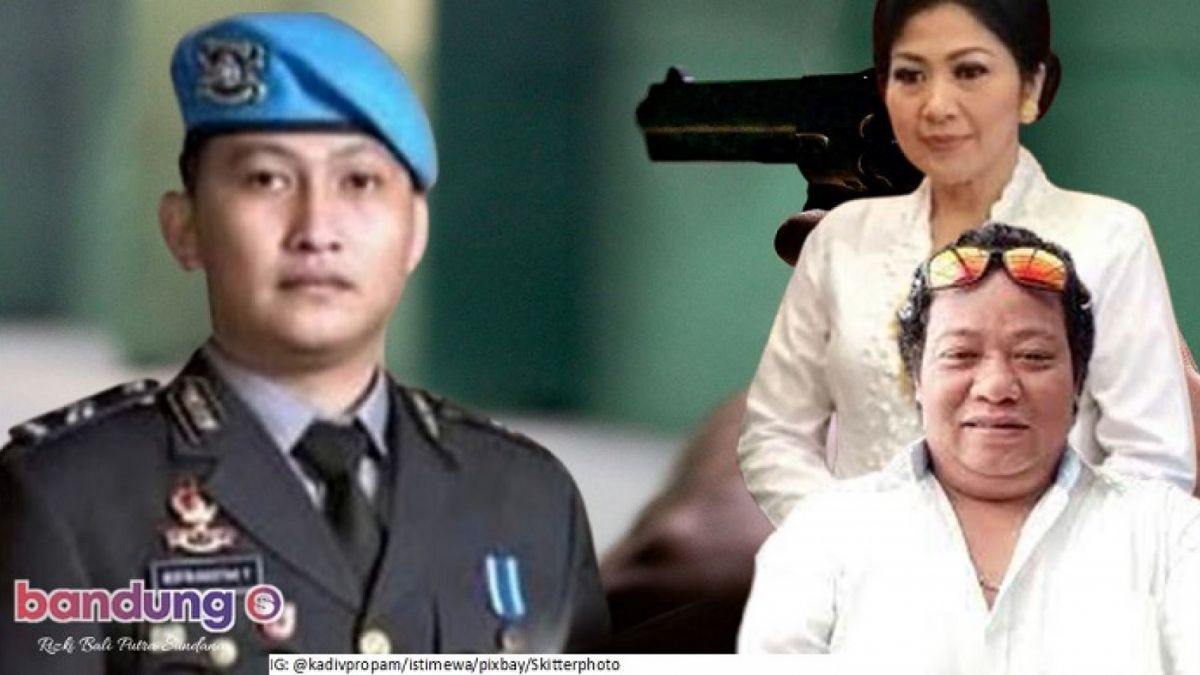 Kolase foto dokumen mendiang Brigadir J dan dua tersangka pembunuhan istri Ferdy Sambo, Putri Candrawathi dan Kuwat Maruf. [baliputra Sundana]