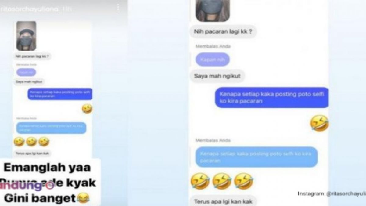 Tankap ayar di media sosial AKP Rita. [baliputra sundana]