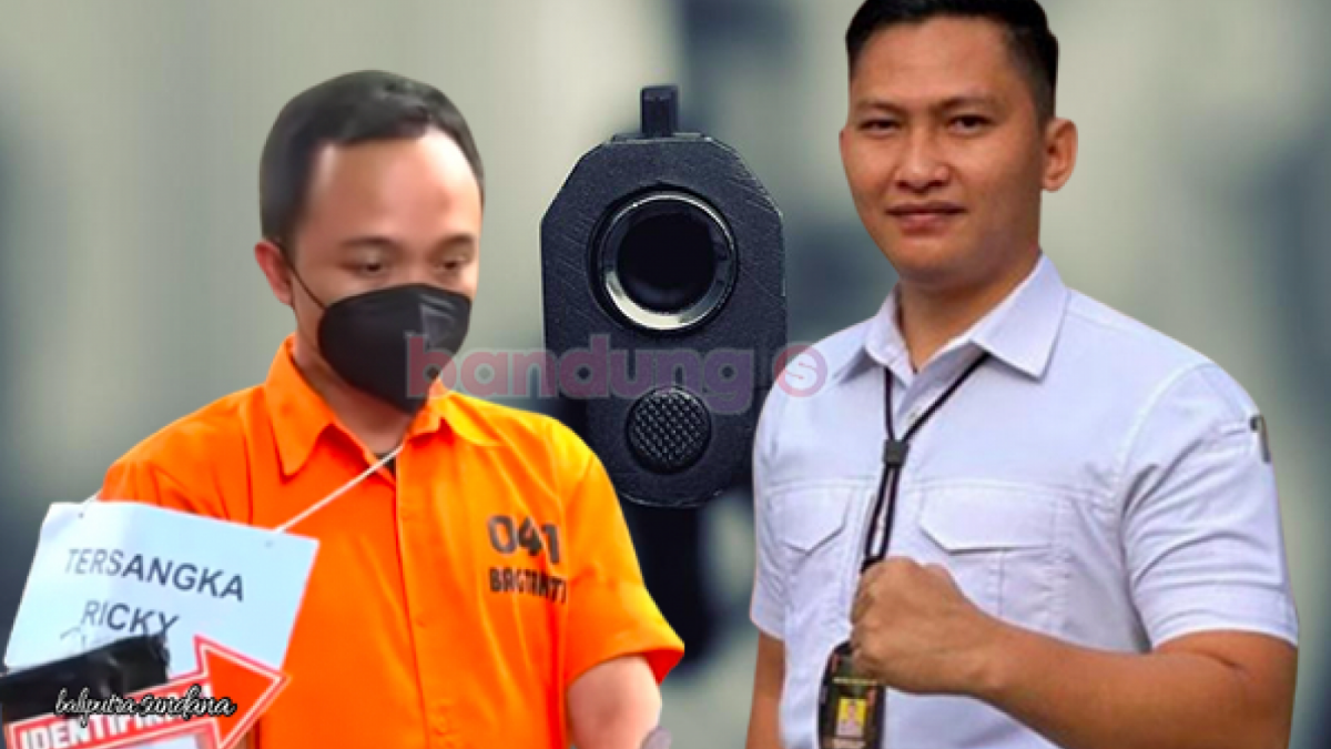 Kolase foto Bripka RR dan Brigadir J. Bripka RR mengatakan Mika ada ketakutan Brigadir menembak Kuat Ma'ruf. [polar tv/@kadivpropam]