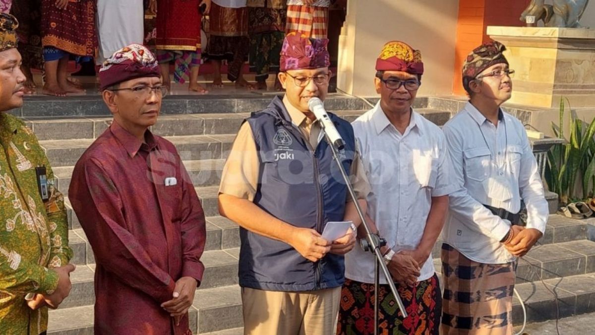 Anies Baswedan Pamit ke Pemuka Agama Hindu [Suara.com/Fakhri Fuadi Muflih]