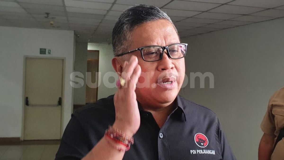 Sekretaris Jenderal DPP PDI Perjuangan (PDIP) Hasto Kristiyanto - (SuaraJogja.id/Hiskia Andika)