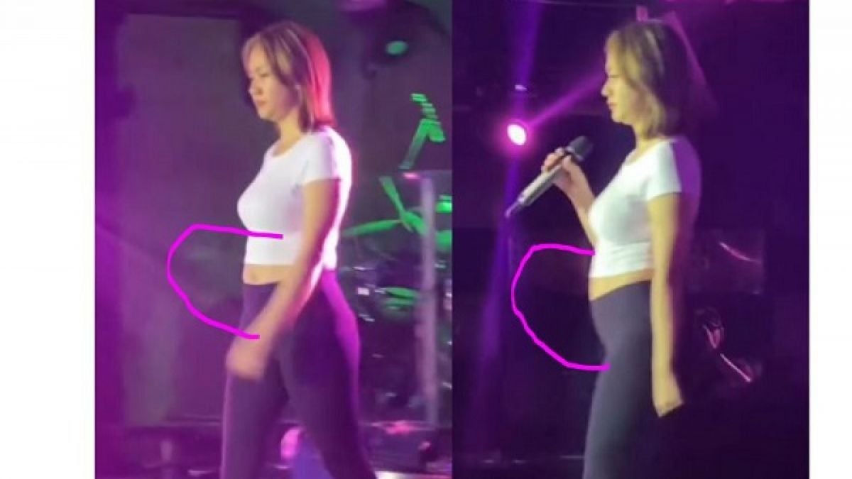 Perut buncit BCL. Netizen julid sebut lagi hamil. [TikTok @skiy_way]