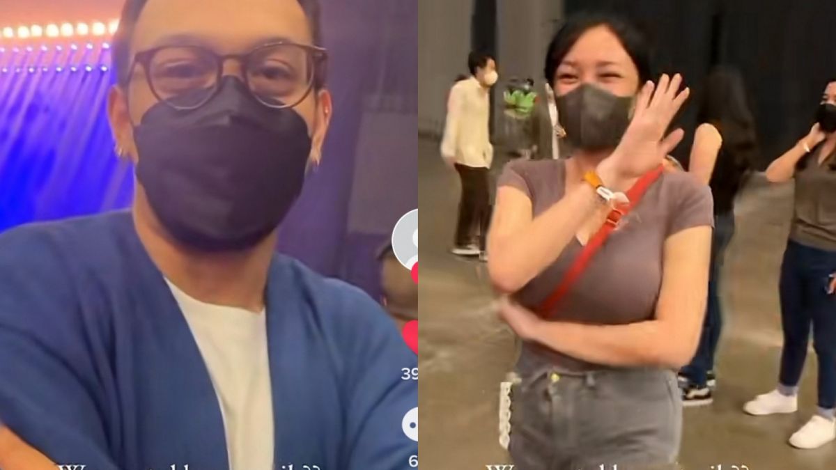 Marlo dan Amanda Zahra Saat Nonton Konser Lany [Tiktok/@melatiwangi]