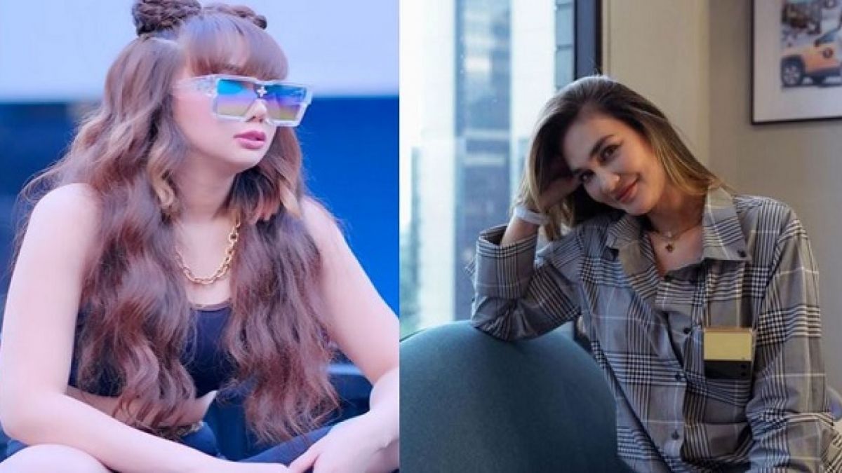 Kolase foto Denise Chariesta dan Luna Maya. [instagram.com/lunamaya/@denisechariesta91]