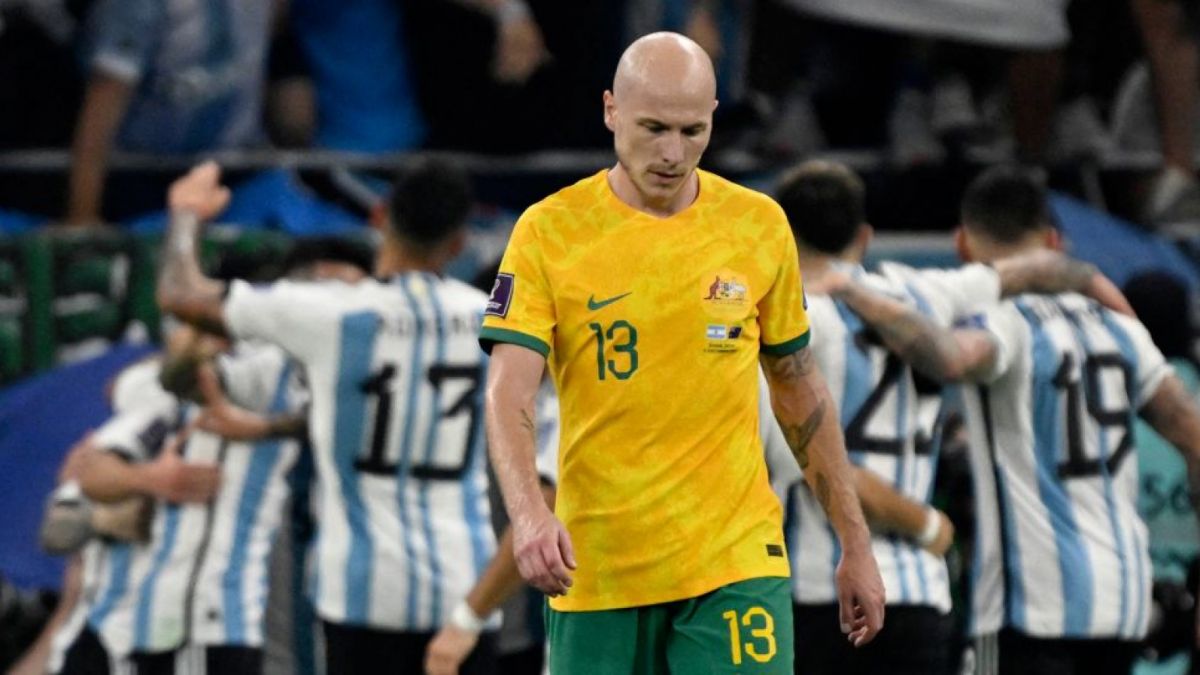 Argentina vs Australia ; Piala Dunia 2022 Qatar ; Aaron Mooy [Alfredo ETRELLA/AFP]