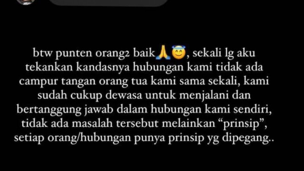 Thariq Halilintar ungkap alasan pisah dengan Fuji [Instagram @thariqhalilintar]