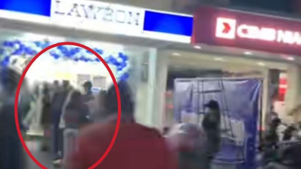 Tangkapan layar suasana Lawson Bandung. [tiktok @salmaefendi_]