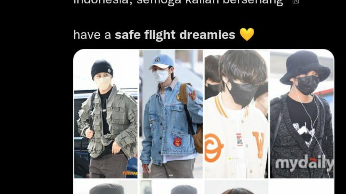 Tangkapan layar postingan terkait NCT Dream di twitter. [Akun Twitter @Bunny_double02]