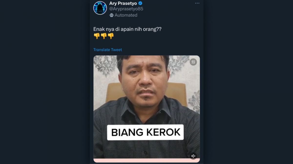 Potongan video Gindha Ansori beberkan alasan laporkan TikToker Awbimax. [Twitter @Aryprasetyo85]