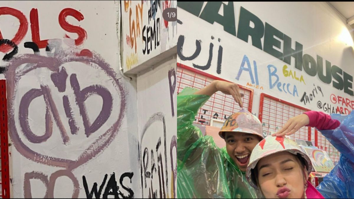 Postingan 'AIB' Rebecca Klopper bersama Fadly Faisal. [Instagram @rklopperr]