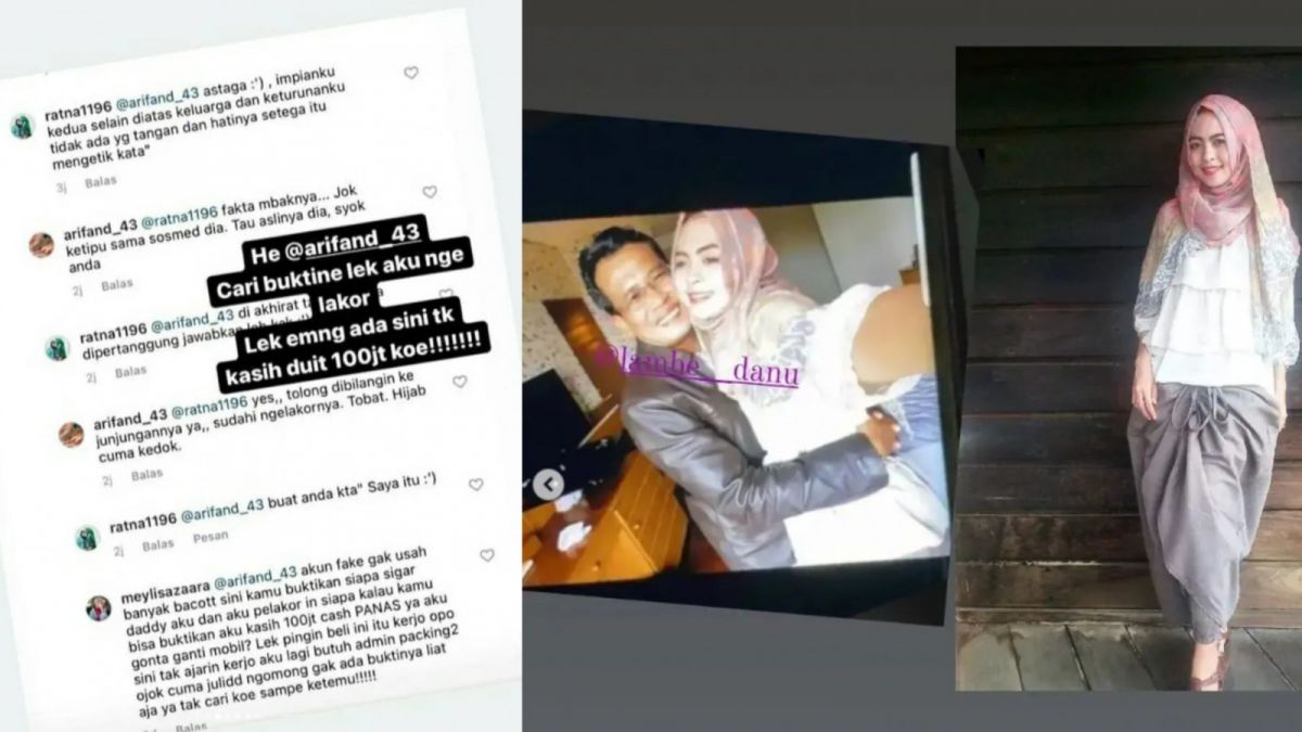 Meylisa Zaara membuat sayembara Rp100 juta yang bisa membuktikan dirinya seorang ani-ani. [Instagram @lambe__danu]