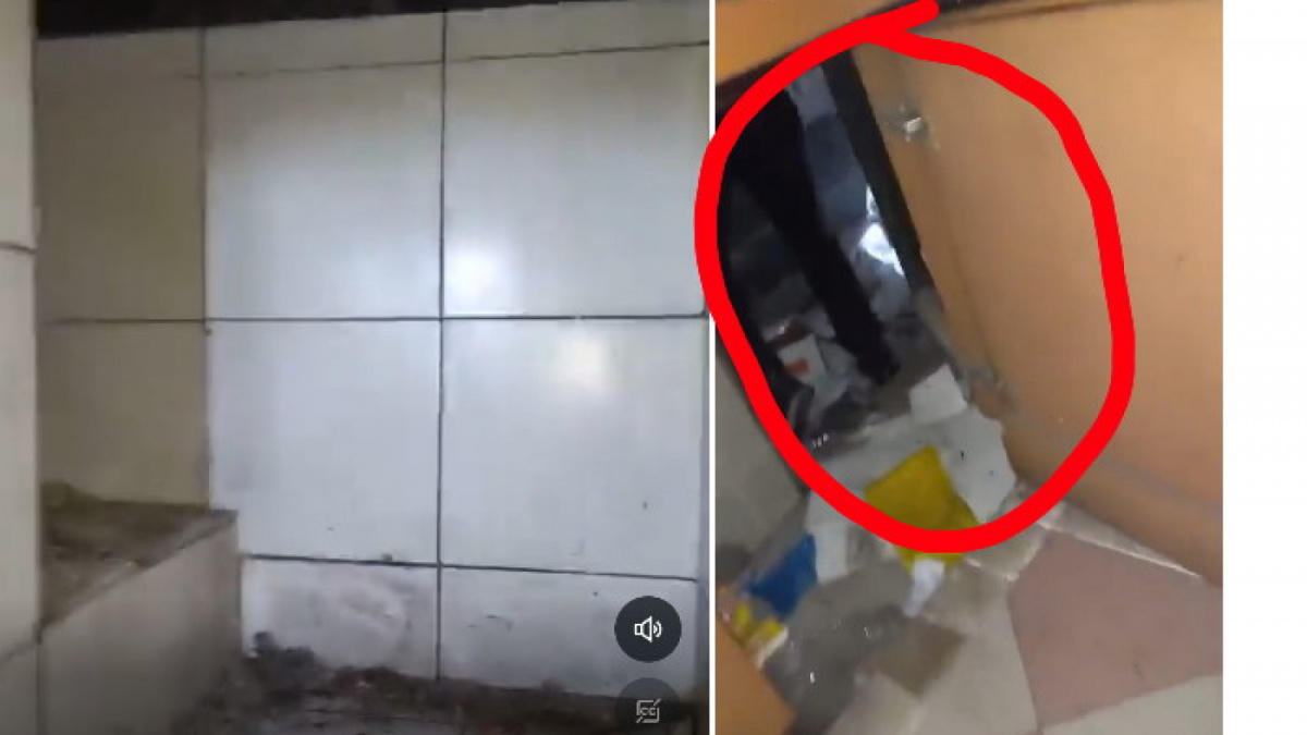 Penampakan bungker di dalam rumah Samuel. [twitter/silverkingg_]