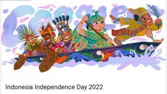 HUT ke-77 Kemerdekaan RI, Google Doodle Tampilkan Ilustrasi Karya Seniman Asal Bandung