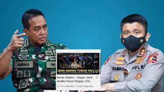 Beredar Kabar Panglima TNI Andika Perkasa Sikat Sindikat Ferdy Sambo di Bisnis Narkoba, Cek Fakta di Sini