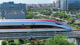 Tampilan Dalam Kereta Cepat Jakarta-Bandung untuk Kelas Satu dan Dua