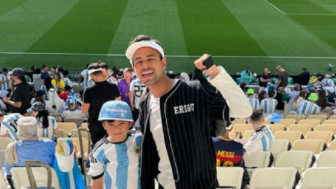 Raffi Ahmad dan Rafathar Teriak 'Gol', Tendangan Penalti Lionel Messi Sempat Membawa Argentina Unggul