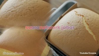 Castella Taiwan Bolu yang Bisa Bergoyang, Lembut, Halus dan Enak, Dibelah Asap Mengepul, Beda Tampilan Gara-Gara Mentega