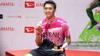 Tampil Impresif, Jonatan Christie Raih Juara Indonesia Masters 2023 Setelah Kalahkan Chico Aura Dwi Wardoyo