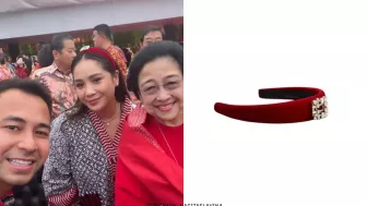 Harganya Bikin Syok! Nagita Slavina Pakai Bando Branded Pada Acara Imlek Nasional, Warganet: Bando Anti Puyeng