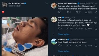 David Emosional saat Sadar dari Koma, Keluarga: Itu Memori Terakhir!