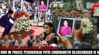 CEK FAKTA: Pemakaman Putri Candrawati atau Istri Ferdy Sambo Penuh Isak Tangis? Simak Kebenarannya