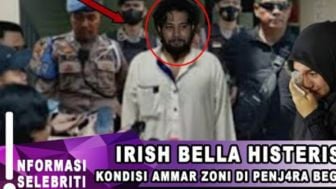 CEK FAKTA: Irish Bella Histeris karena Ammar Zoni Tak Mau Mandi di Penjara? Simak Penjelasannya