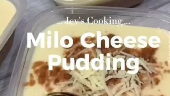 Takjil Manis dan Gurih? Yuk Simak Cara Pembuatan Milo Cheese Pudding!