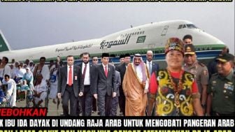 CEK FAKTA: Ibu Ida Dayak Diundang Raja Arab untuk Mengobati sang Pangeran, Benarkah?