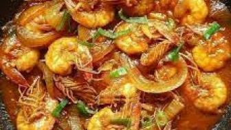 Ide Menu Berbuka Puasa: Udang Nanas Manis Pedas