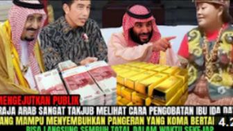 CEK FAKTA: Raja Salman Berikan Hadiah Uang hingga Apartemen untuk Ida Dayak karena Berhasil Mengobati Pangeran Arab Saudi?