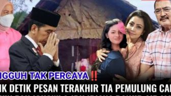 CEK FAKTA: Banjir Air Mata! Jokowi Terharu Dengar Pesan Terakhir dari Tia Pemulung Cantik