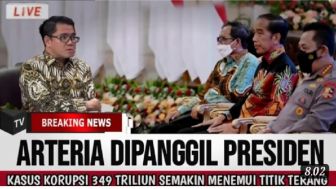CEK FAKTA: Arteria Dahlan Dipanggil Presiden Jokowi ke Istana, Terkait Kasus Korupsi 349 Triliun?