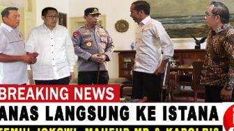 CEK FAKTA: Anas Urbaningrum Langsung ke Istana untuk Temui Jokowi dan Mahfud MD? Simak Penjelasannya