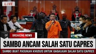 CEK FAKTA: Ferdy Sambo Bakal Gagalkan Salah Satu Calon Presiden 2024?