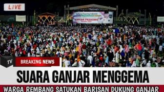 CEK FAKTA: Anies Baswedan Menangis, Gus Baha dan Warga Rembang Dukung Ganjar Pranowo?