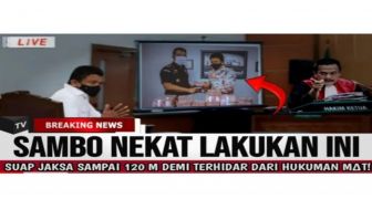 CEK FAKTA: Ferdy Sambo Nekat Suap Jaksa Sampai 120 M, Benarkah?