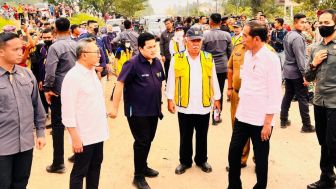 Rp800 Miliar 'Cair' untuk Provinsi Lampung, Presiden Jokowi Tunjuk Pihak Ini untuk Rampungkan Perbaikan Jalan