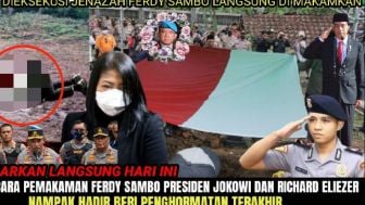 CEK FAKTA: Pemakaman Ferdy Sambo Berlangsung, Presiden Jokowi dan Richard Eliezer Beri Penghormatan Terakhir?