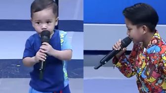 Viral Video Rayyanza Cipung Nyanyi dan Berjoget Bareng Farel Prayoga, Netizen: Gemes Banget