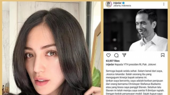 Rugi 9,8 M Jessica Iskandar Korban Penipuan Lapor Presiden Jokowi