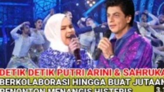 Cek Fakta: Putri Ariani Tampil Bersama Shah Rukh Khan di India, Benarkah?