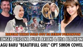 CEK FAKTA: Konser Perdana Putri Ariani dan Lisa BLACKPINK akan Bawakan Lagu Simon Cowell?