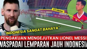 Lionel Messi Peringatkan Rekannya untuk Waspada Lemparan Jauh Pratama Arhan? Cek Fakta Kebenarannya