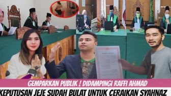 CEK FAKTA: Akhirnya Jeje Govinda Ceraikan Syahnaz Sadiqah, Didampingi oleh Raffi Ahmad?